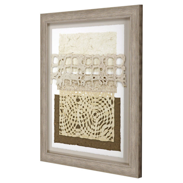 Paragon Libby Langdon Dynamic II Framed On Paper by Langdon Textural At
